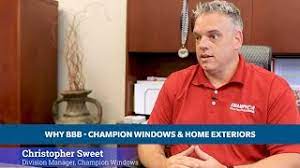We design, build, install, and guarantee it.™ Why Bbb Champion Windows Home Exteriors Youtube