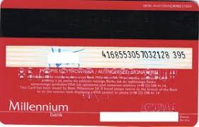 O site do millennium bcp utiliza cookies próprios e de terceiros para melhorar a sua experiência de navegação e para fins de estatisticos. Bank Card Millenium Bank Millennium Bank Poland Col Pl Vi 0096 01