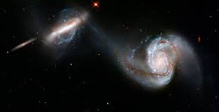 La imagen se creó a partir de imágenes tomadas. Atlas Of Peculiar Galaxies Wikiwand