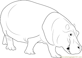 Dogs love to chew on bones, run and fetch balls, and find more time to play! Hippopotamus Coloring Page For Kids Free Hippopotamus Printable Coloring Pages Online For Kids Coloringpages101 Com Coloring Pages For Kids