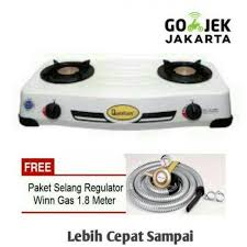 Julanan kompor gas rinnai dan quantum plus selang regulator, kota cimahi, jawa barat. Jual Kompor Kompor Gas Quantum Qgc 201 Dmp C Free Selangpaket Winn Api Biru Aman Inkuiri Com