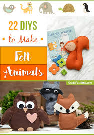 Feeling the urge to put together a homemade fuzzy addition for the stuffed animal family tree? 22 Diys To Make Felt Animals Guide Patterns