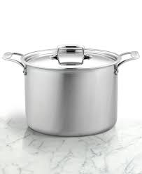 All Clad D5 Brushed Stainless Steel 12 Qt Covered Stockpot Cookware Cookware Sets Kitchen Macy S Brushed Stainless Steel All Clad Best Cooker