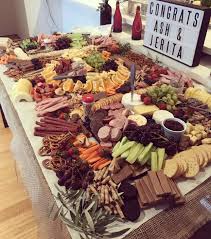 Homemade Grazing Table Food Wedding Food Table Food Table Engagement Party Recipes
