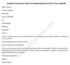 How to make authorization letter to claim money. Authorization Letter Archives Free Letters