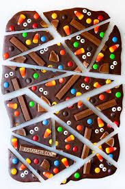 Halloween Candy Bark Recipe Just A Taste Halloween Candy Bark Halloween Food For Party Halloween Treats