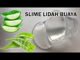 Cara Membuat Slime Dengan Gel Lidah Buaya Youtube