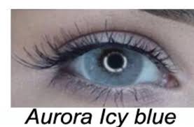 Aurora Icy Blue Color Contact Lenses Contact Lenses Colored Colored Contacts Icy Blue