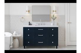 Single Rectangle Sink Bathroom Vanity