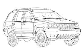 Coloring pages for adults and kids. Ausmalbilder Jeep Kidsmalen Com