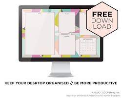 September Free Desktop Download Kaleidoscope Desktop Wallpaper Organizer Desktop Organization Planning And Organizing