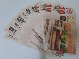 The enterprise was incorporated on april 16, 1994. Burger King Tickets Vouchers Gift Cards Vouchers On Carousell