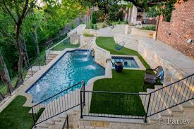 Hillside Pool Hillside Pool Backyard Pool Designs Sloped Backyard