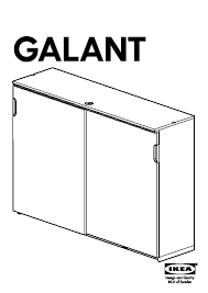 New ikea erik office file cabinet with 3 drawers. Galant Cabinet With Sliding Doors White Ikeapedia