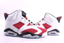 Large Orders Jordan Retro 6 Mens Basketball Shoes White Red