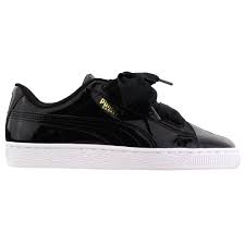 Check spelling or type a new query. Puma Basket Heart Patent Big Kid Black Girls Lace Up Sneakers
