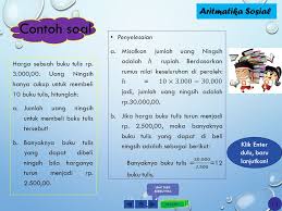 Simak kumpulan soal un dengan materi aritmatika sosial pada pembahasan di bawah. Soal Dan Jawaban Aritmatika Sosial Ilmusosial Id