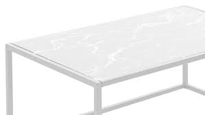 Luxano möbel gmbh ist eine österreichische möbelmarke, welche designermöbel zu besten preisen anbietet. Couchtisch Nevia 1 Glas Marmor Optik In Weiss 100x60 Cm