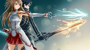 Kirito and asuna from sao, sword art online, yuuki asuna, anime. Kirito And Asuna Wallpapers Wallpaper Cave