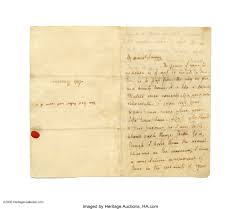 Monumentally Important Love Letter By The Illustrious Romantic Poet Lot 25621 Heritage Auctions