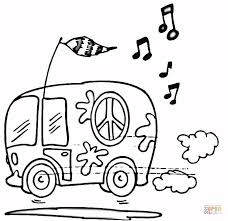 Printable vw bus coloring page. Vw Bus Coloring Page Free Printable Coloring Pages Coloring Home