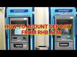 As atm dispenses the money on your demand. How To Account Cash Deposit From Rhb Atm Youtube