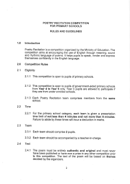 Recitation meaning, definition & explanation. 2015 Poetry Recitation Competition Primary
