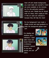 I Got A Lot Of Asks About This So I Made A Tutorial On How I Was Able To Emulate The 80s Aesthetic Digital Art Anime Anime Tutorial Digital Painting Tutorials