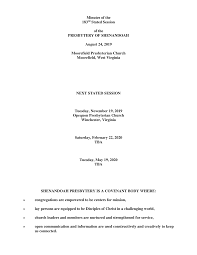 Minutes of the August 24 2019 Stated Meeting