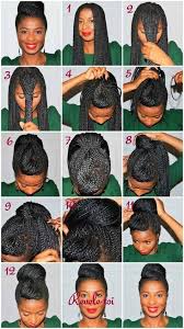 Then extensions are braided into the natural hair. 21 Awesome Ways To Style Your Box Braids And Locs Natural Hair Styles Styled Box Braids Hair Styles
