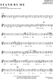 Stand By Me Trompete In B Ben E King Pdf Noten Klick Auf Die Noten Um Reinzuhoren Noten Und Playback Saxophon Noten Klarinette Noten Gitarre Noten