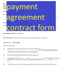 Contract law can be viewed as a set of rules for resolving disputes while also protecting legitimate interests of parties. Payment Agreement Contract Form Doc And Pdf Form Sample Contracts