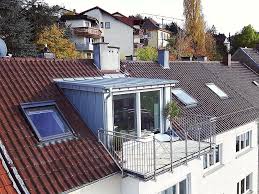 Balkonaustrittsgaube Dachbalkon Balkonentwurf Gaube