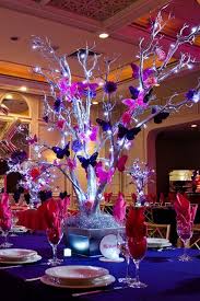 Como Decorar Una Fiesta De 15 Anos Muy Buenas Ideas Centros De Mesa De Arboles Centros De Mesa De Quinceanera Arbol Decorado