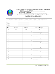 Maybe you would like to learn more about one of these? Daftar Hadir Rapat Persiapan Pelantikan