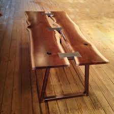Custom Made Bow Tie Dining Table Shown In Black Walnut Live Edge Slabs Dining Table Live Edge Furniture Wood Texture