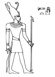 Coloring pages are fun for children of all ages and are a great educational tool that helps children develop fine motor skills, creativity and color recognition! Egyptian God Coloring Pages Coloring Home
