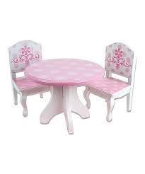 Doll Table Chair Set Zulily 18 Inch Doll Furniture Baby Doll Furniture Doll Furniture Patterns