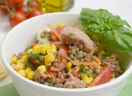 Salade Aux Lentilles Et Au Thon Ww Plat Et Recette Salade De Lentilles Recettes De Cuisine Recette Salade Lentilles