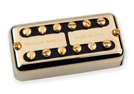 Check out gold humbuckers on ebay. Seymour Duncan Psyclone Vintage Filter Tron Pickup Seymour Duncan