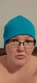 Meet Warrior Hazel. She sent us pictures of her styling the blessed  headwear we sent her. This is what she said: I love my beanies and turbans  the panda bear one was