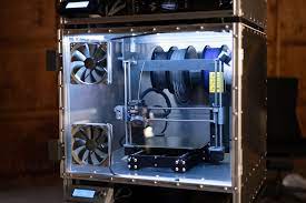 I Designed And Created Aluminum 3d Printer Enclosures For My Projects Details In The Comments 3d Printer Enclosure 3d Printer 3d Printer Models