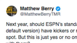 Matthew Berry Leads Charge To Completely Change Espn Fantasy