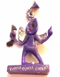 One eyed, one horned flying purple people eater dancing and singing, flapping his wings. One Eyed One Horned Flying Purple People Eater Yes There Was A Song Like This 1958 Democratic Underground