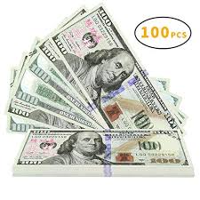 This is also a good way to get fake money that you know conforms to all legal rules and regulations. Fake Prop Money A Wad Of Hundreds Kids Money Banknotes Money Play Money