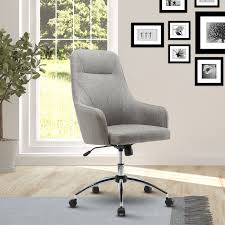 Techni mobili® offers a variety of home/office furniture, specializing in ergonomic design. Techni Mobili Comfy Height Adjustable Rolling Office Desk Chair Grey Fabric Rta 1005 Walmart Com Walmart Com