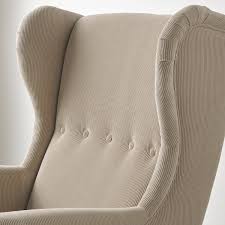 What kind of chairs can you buy at ikea? Strandmon Wing Chair Kelinge Beige Ikea Ireland