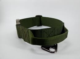Tactical Military Dog Collar With Handle Olive Green 40mm Width Military Dog Collar Military Dogs Tactical Dog Gear