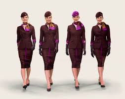 Etihad Airways New Uniform Airline Cabin Crew Cabin Crew Flight Attendant Uniform