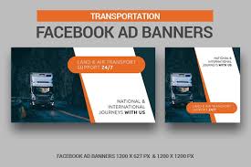 Transport Facebook Ad Banners Banner Ads Facebook Ad Facebook Ad Template